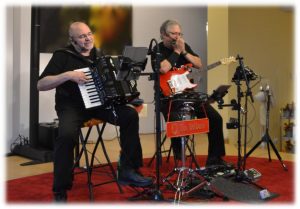 Duo Dulbano beim Kelterfest 2018 im Hufeland-Haus, mit freudlicher Genehmigung von Herrn Schoen